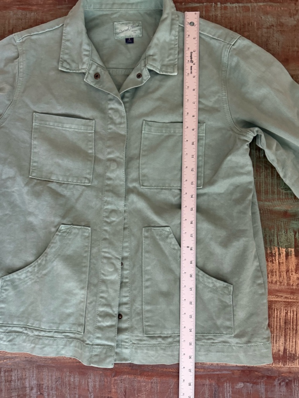 Universal Thread Women's GreenDenim Utility Chore Jacket - Picture 7 of 8